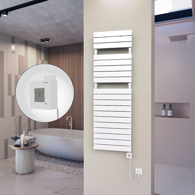 10H Elektrikli Havlupan 500x1550 Beyaz (KTX1 Termostat) 1000W Spiral Kablolu