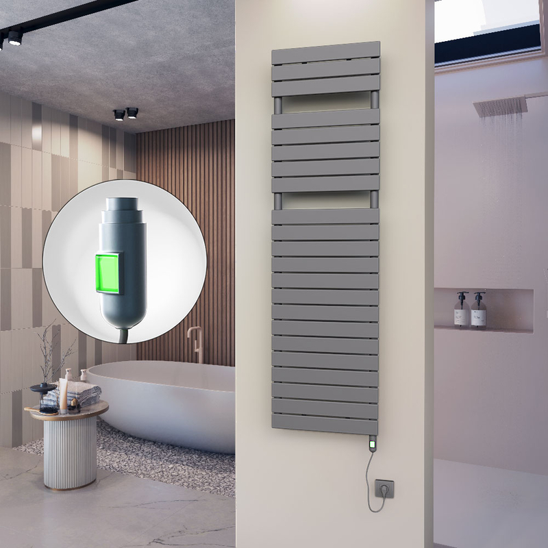 10H Sèche Serviettes Electrique 500x1772 Anthracite (On/Off) 900 W