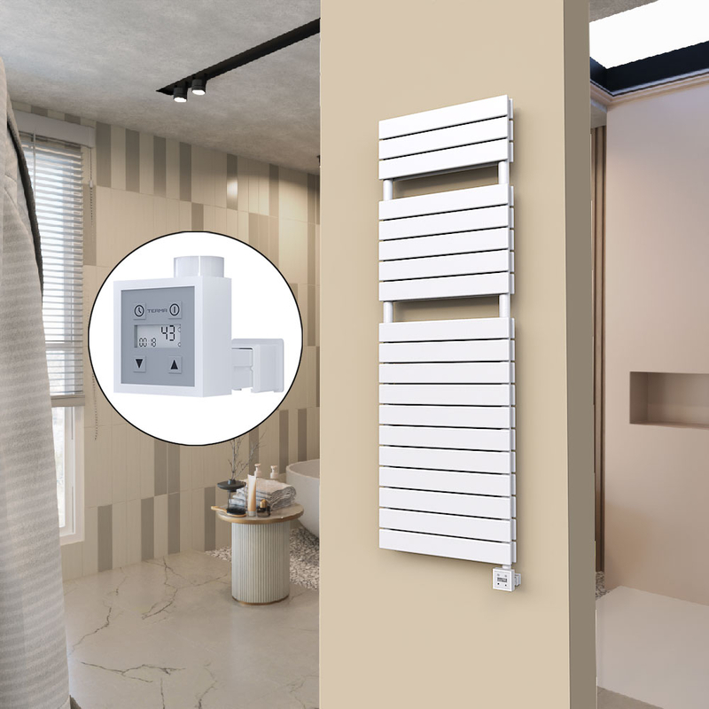 20H Electric Towel Warmer 500x1550 White Ktx3 1000 W
