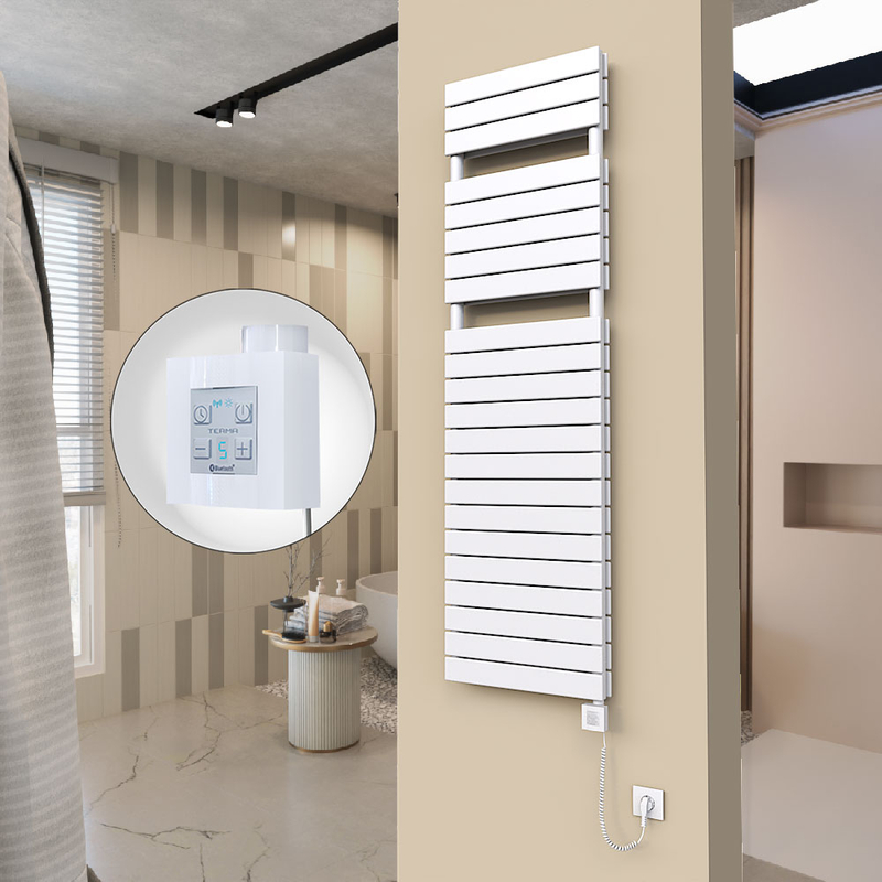 20H Elektrikli Havlupan 500x1772 Beyaz (KTX4 Termostat) 1000W Spiral Kablolu