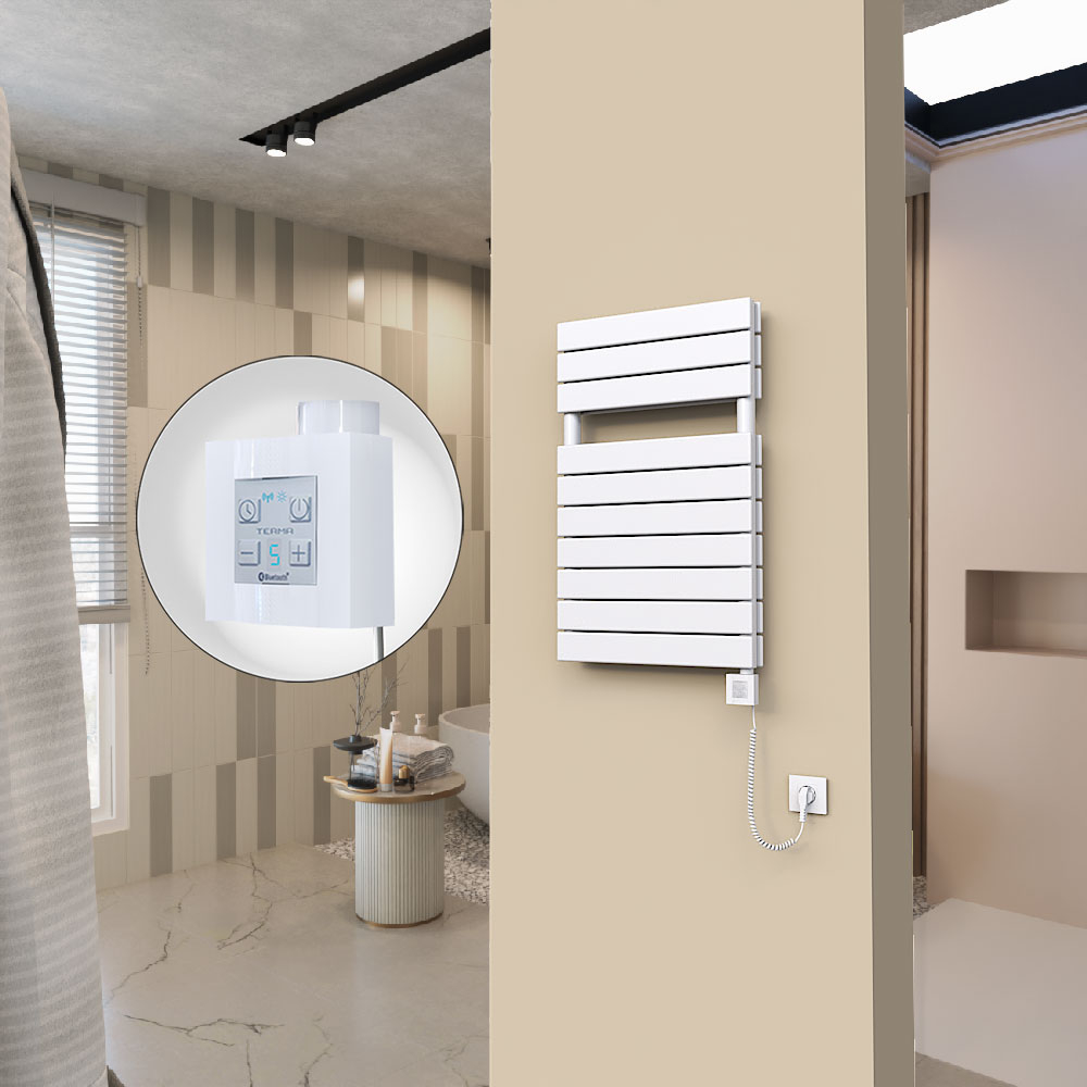 20H Elektrikli Havlupan 500x810 Beyaz (KTX4 Termostat) 1000W Spiral Kablolu - 1