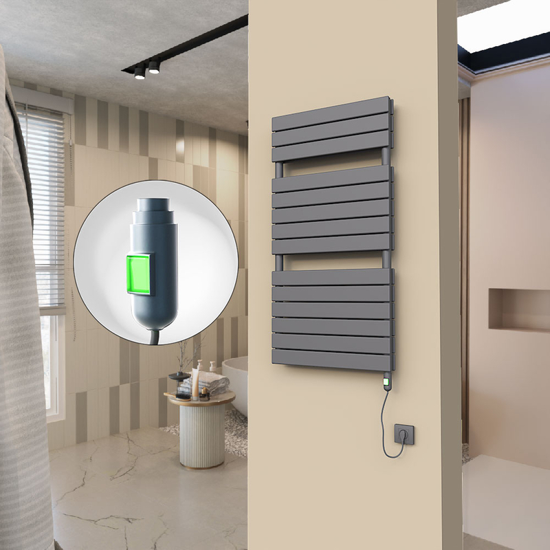 20H Sèche Serviettes Electrique 600x1180 Anthracite (On/Off) 900 W 