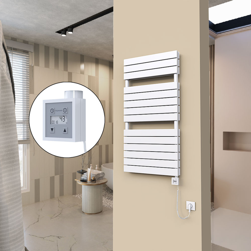 20H Elektrikli Havlupan 600x1180 Beyaz (KTX3 Termostat) 1000W Spiral Kablolu 