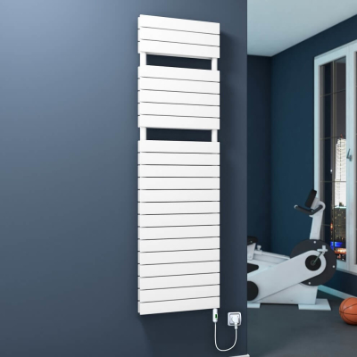 20H Elektrikli Havlupan 600x1772 Beyaz (On/Off Düğmeli) 1500 W 