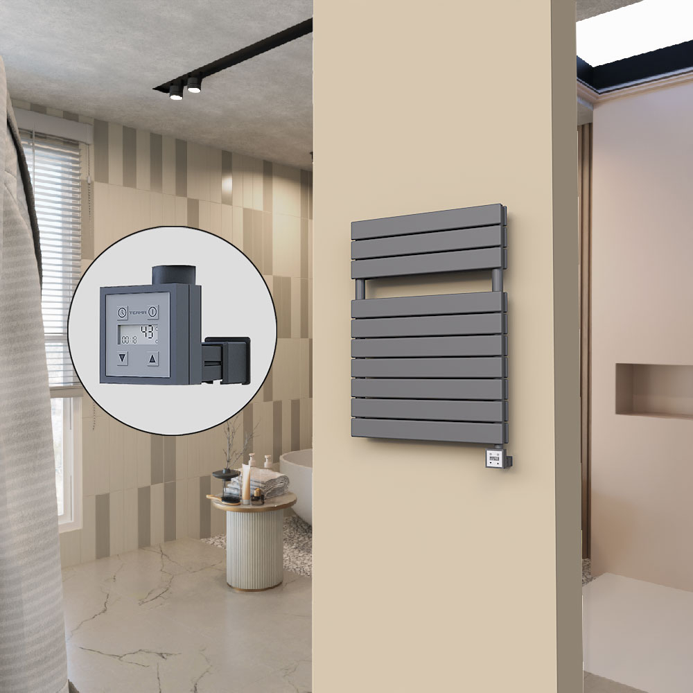 20H Elektrikli Havlupan 600x810 Antrasit (KTX3 Termostat) 1000W - 1