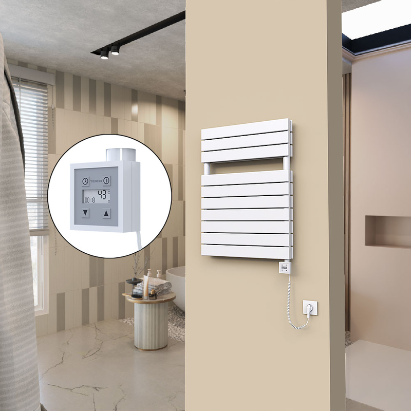 20H Elektrikli Havlupan 600x810 Beyaz (KTX3 Termostat) 1000W Spiral Kablolu 