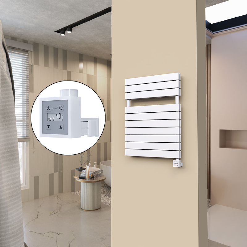 20H Elektrikli Havlupan 600x810 Beyaz (KTX3 Termostat) 1000W 