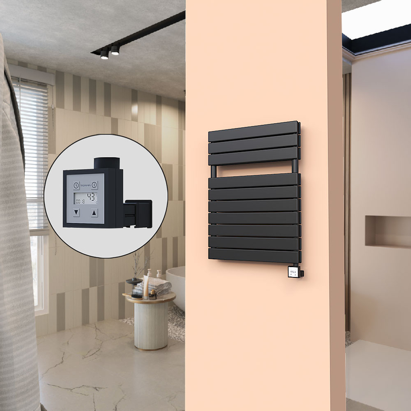 20H Elektrikli Havlupan 600x810 Siyah (KTX3 Termostat) 1000W 