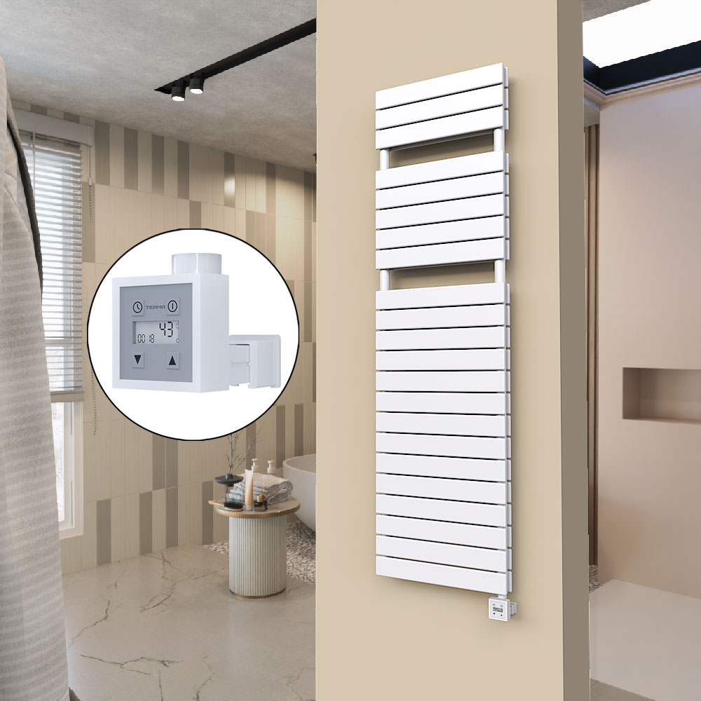 20H Sèche Serviettes Electrique 500x1772 Blanc Ktx3 1000 W - 1