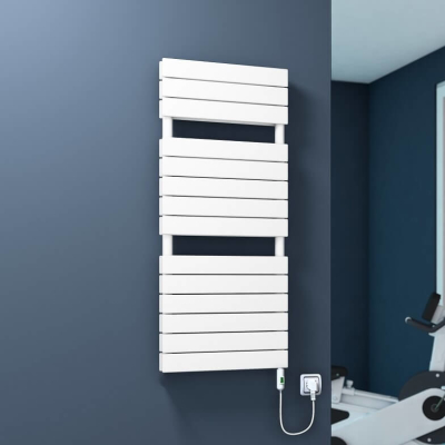 20H Sèche Serviettes Electrique 600x1180 Blanc (On/Off) 900 W 