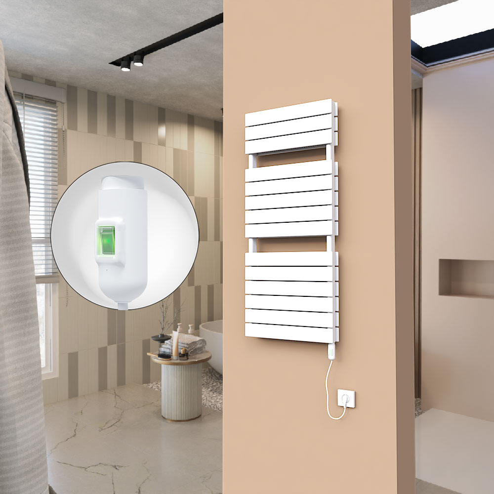 21H Electric Towel Warmer 500x1180 White (On/Off) 900 W - 1