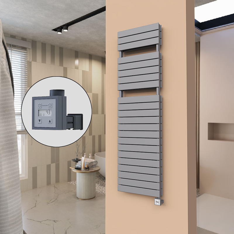 21H Electric Towel Warmer 500x1772  Anthracite Ktx3 1000 W