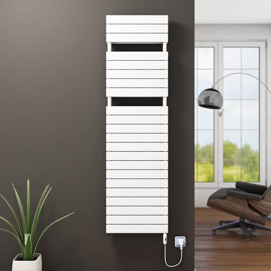 21H Electric Towel Warmer 600x1772 White (On/Off) 1500 W - 1