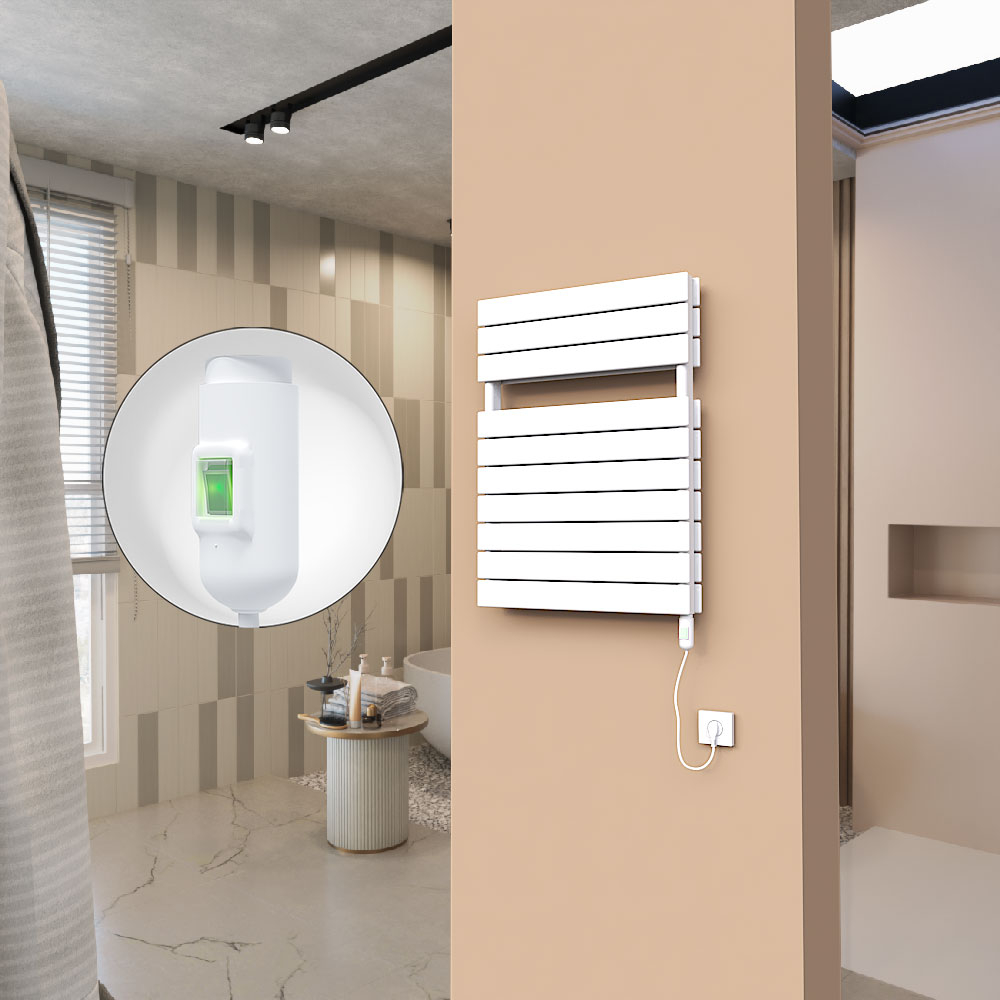 21H Electric Towel Warmer 600x810 White (On/Off) 900 W - 1