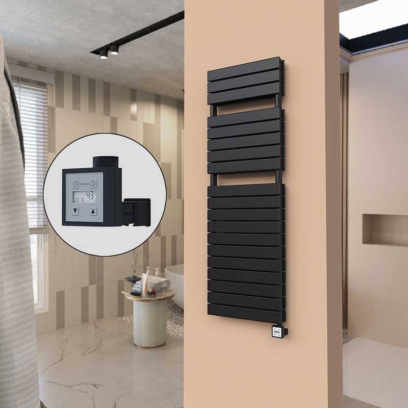 21H Elektrikli Havlupan 500x1550 Siyah (KTX3 Termostat) 1000W 