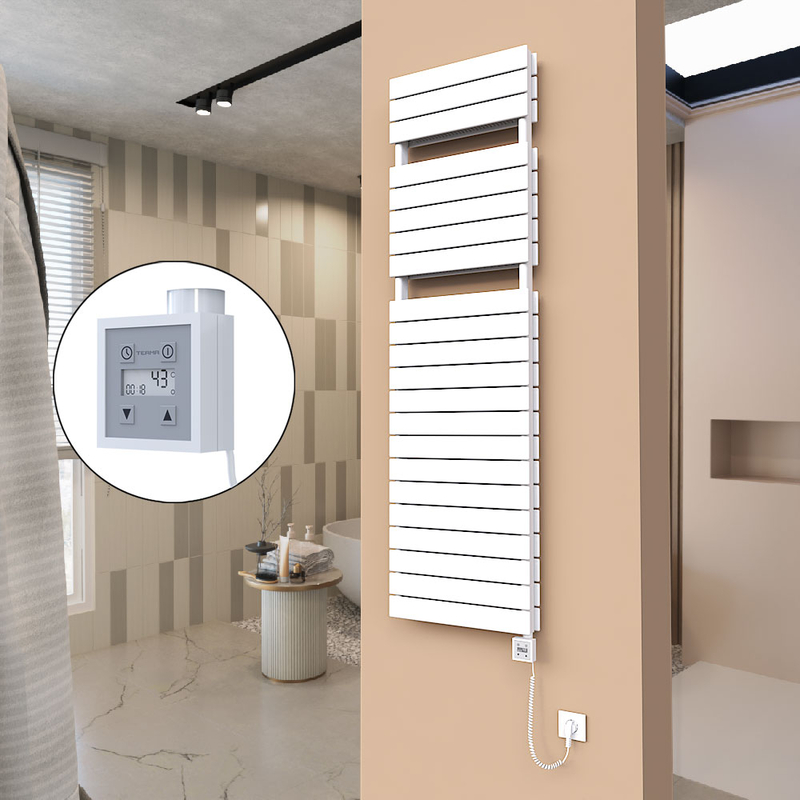 21H Elektrikli Havlupan 500x1772 Beyaz (KTX3 Termostat) 1000W Spiral Kablolu
