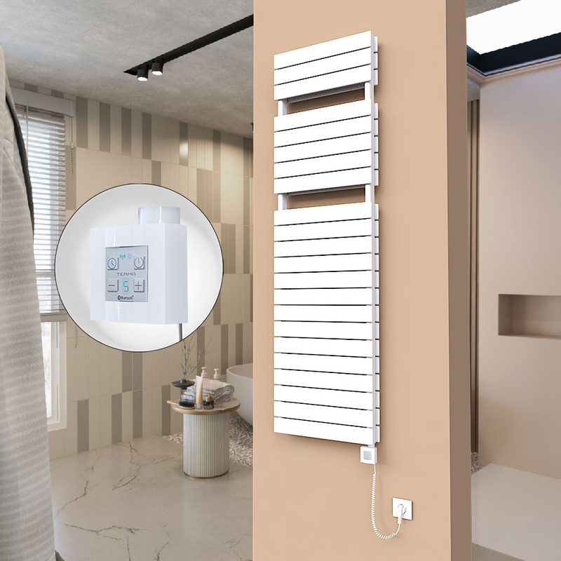 21H Elektrikli Havlupan 500x1772 Beyaz (KTX4 Termostat) 1000W Spiral Kablolu 