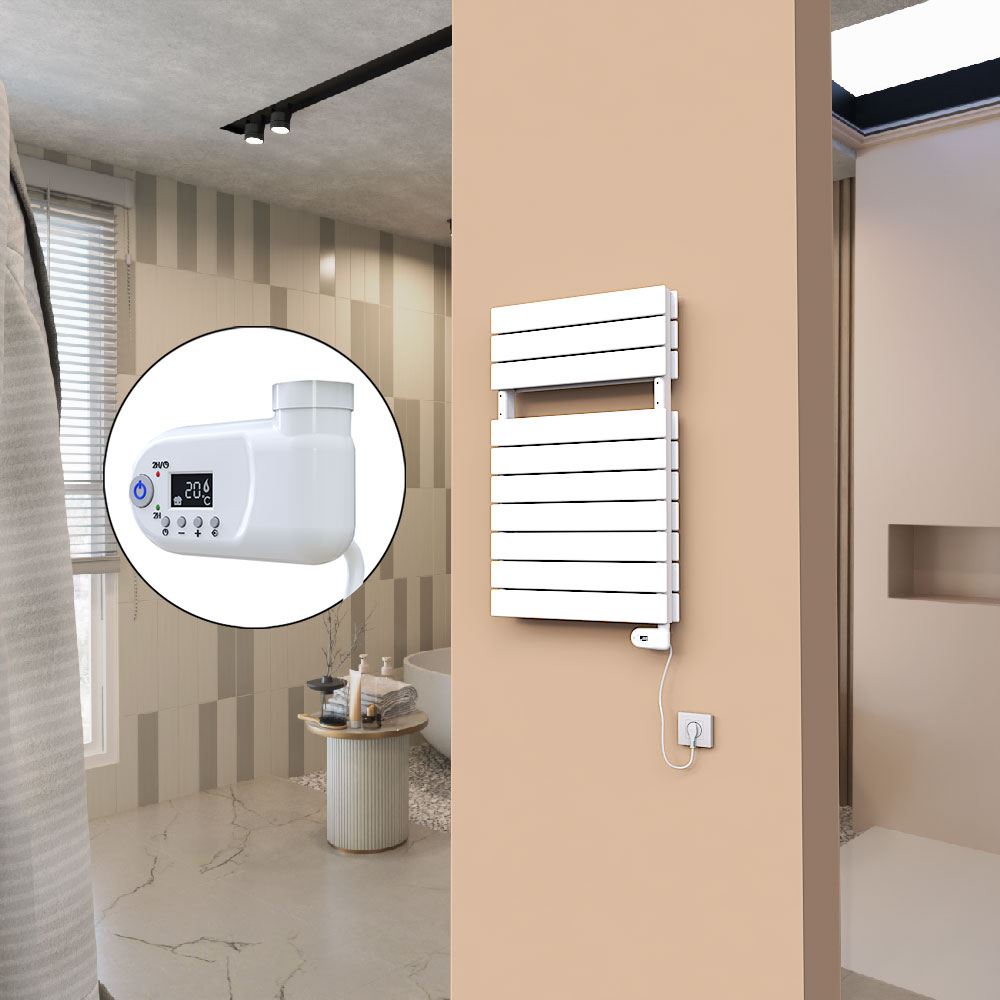 21H Elektrikli Havlupan 500x810 Beyaz (Thesis Termostat) 900 W - 1