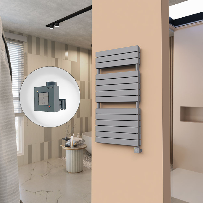 21H Electric Towel Warmer 600x1180 Anthracite Ktx1 1000 W