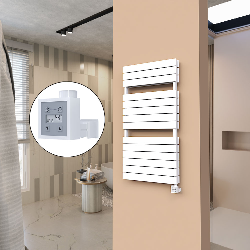 21H Elektrikli Havlupan 600x1180 Beyaz (KTX3 Termostat) 1000W - 1