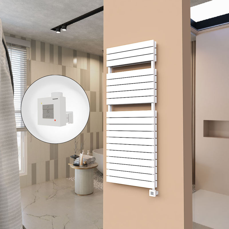 21H Electric Towel Warmer 600x1550 White Ktx1 1000 W