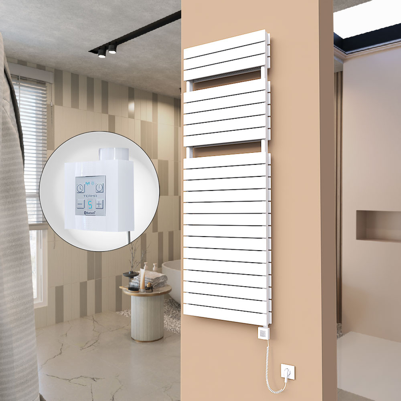 21H Elektrikli Havlupan 600x1772 Beyaz (KTX4 Termostat) 1000W Spiral Kablolu 