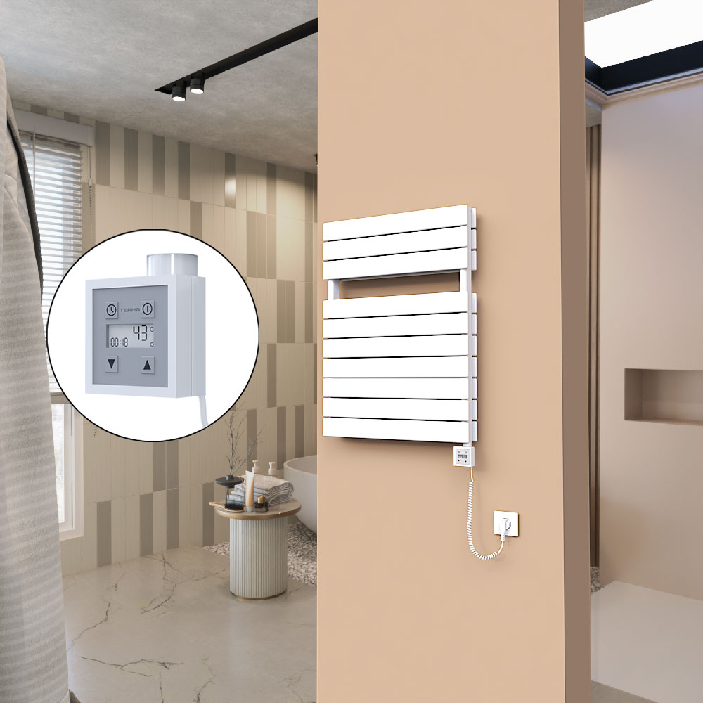 21H Elektrikli Havlupan 600x810 Beyaz (KTX3 Termostat) 1000W Spiral Kablolu - 1