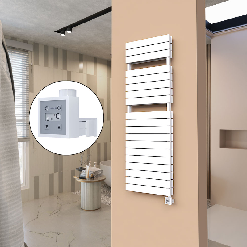 21H Sèche Serviettes Electrique 500x1550 Blanc Ktx3 1000 W