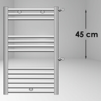 Haiti Yandan Girişli Havlupan 500x800 Krom 45cm