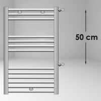 Haiti Yandan Girişli Havlupan 500x800 Krom 50cm