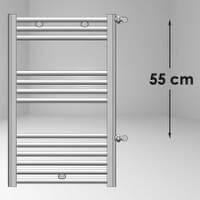Haiti Yandan Girişli Havlupan 500x800 Krom 55cm