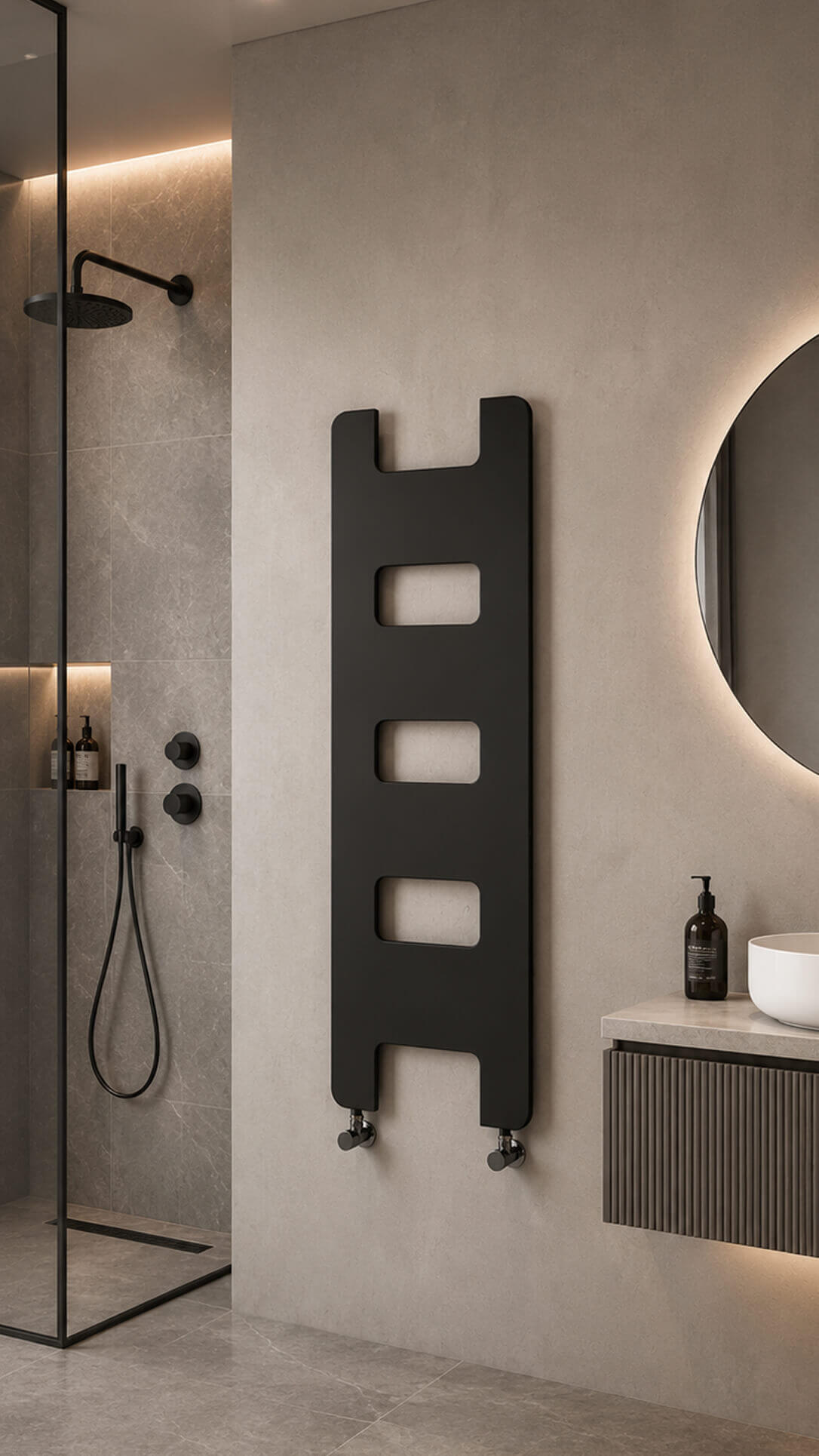 Slim Design Towel Rail