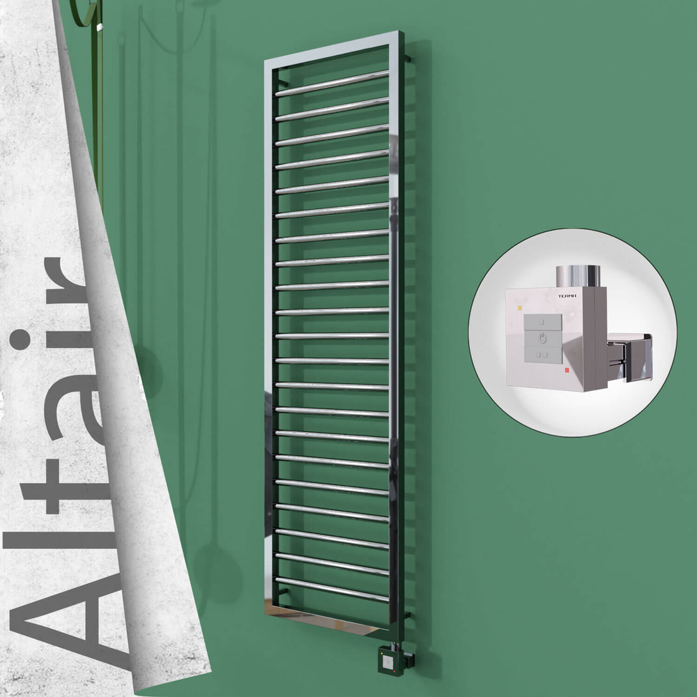 Altair Elektrikli Paslanmaz Çelik Havlupan 400x1600 Ayna Polisaj (KTX1 Termostat) 300W - 1