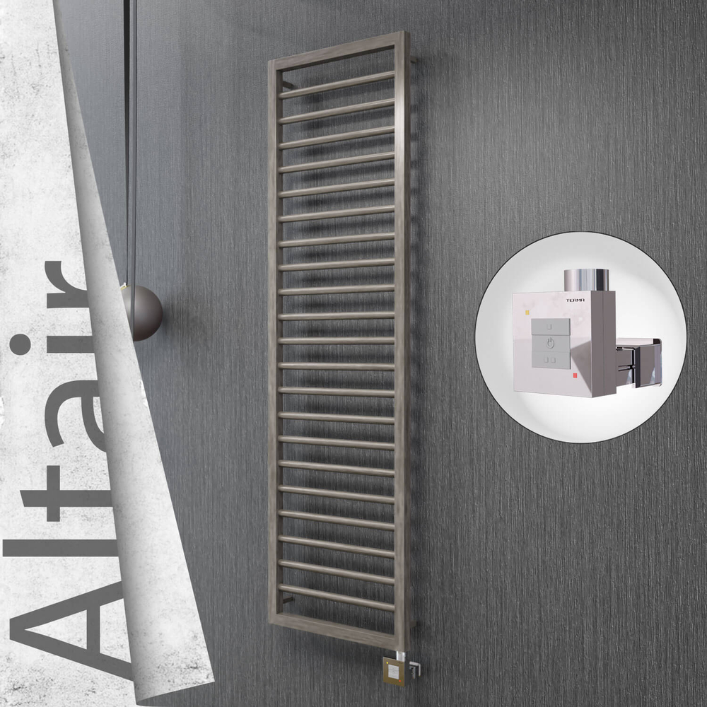 Altair Elektrikli Paslanmaz Çelik Havlupan 400x1600 Satin Polisaj (KTX1 Termostat) 300W - 1