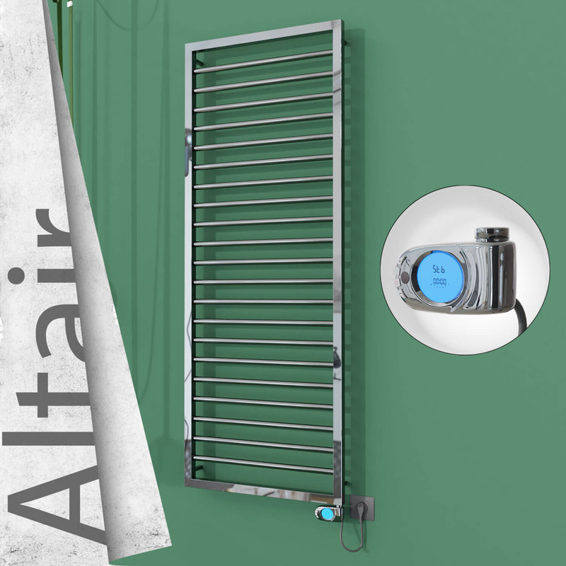 Altair Elektrikli Paslanmaz Çelik Havlupan 500x1600 Ayna Polisaj (Musa Termostat) 600W