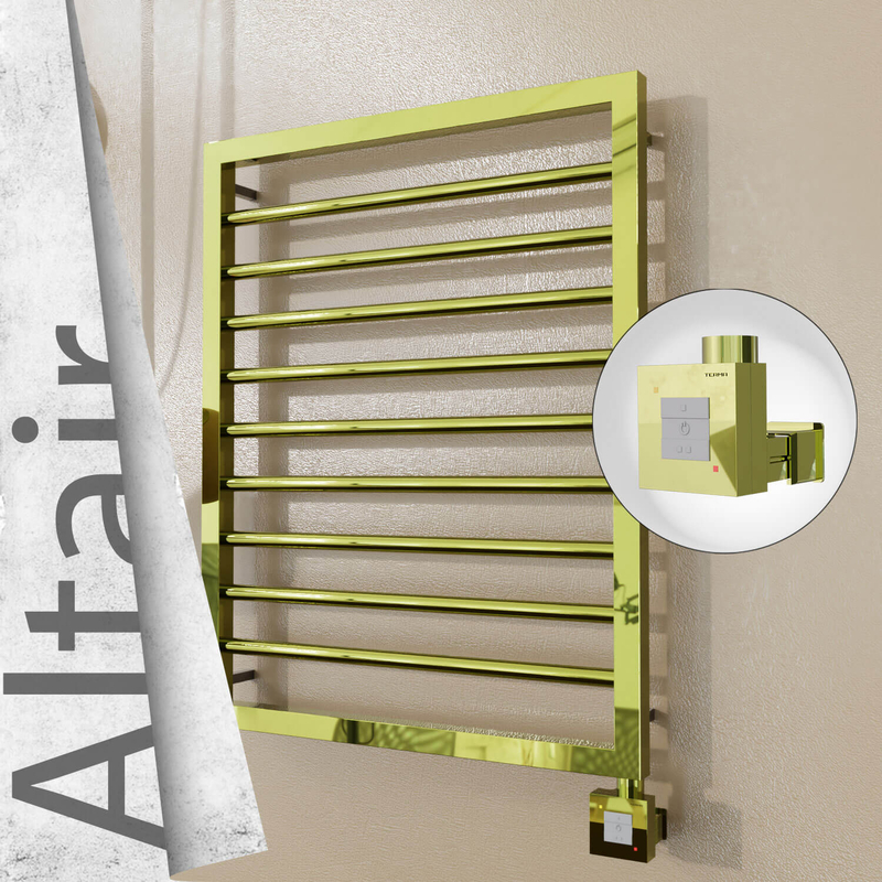 Altair Elektrikli Paslanmaz Çelik Havlupan 500x760 Altın (KTX1 Termostat) 200W