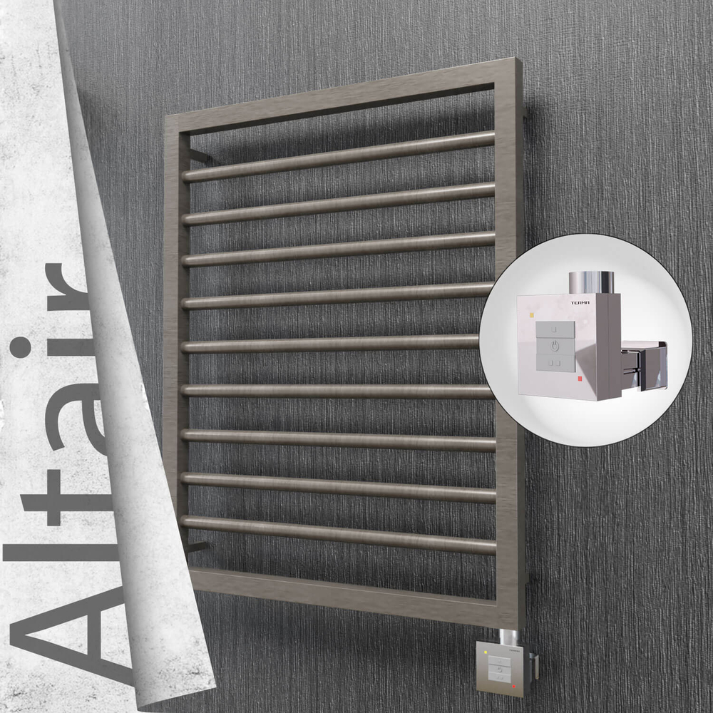 Altair Elektrikli Paslanmaz Çelik Havlupan 500x760 Satin Polisaj (KTX1 Termostat) 200W - 1