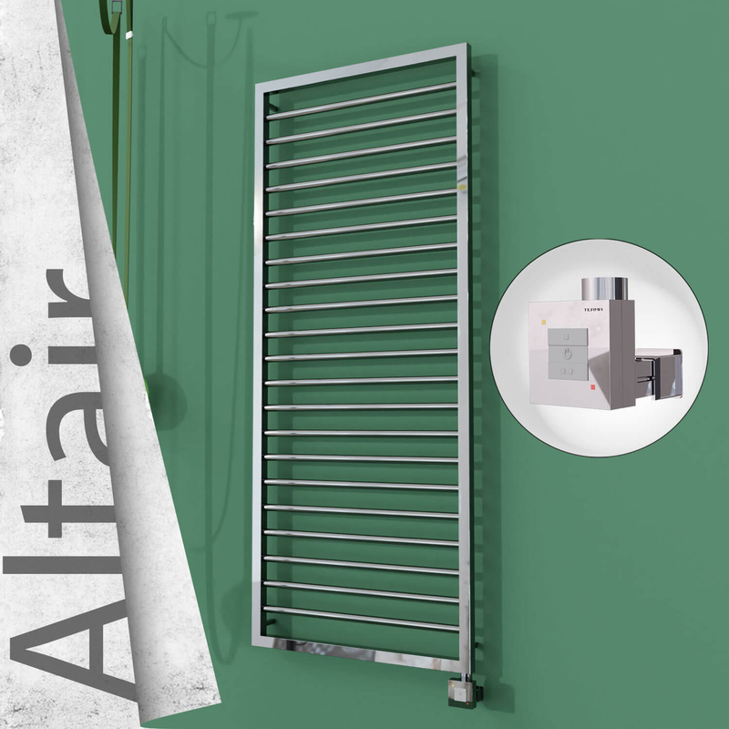 Altair Elektrikli Paslanmaz Çelik Havlupan 600x1600 Ayna Polisaj (KTX1 Termostat) 600W