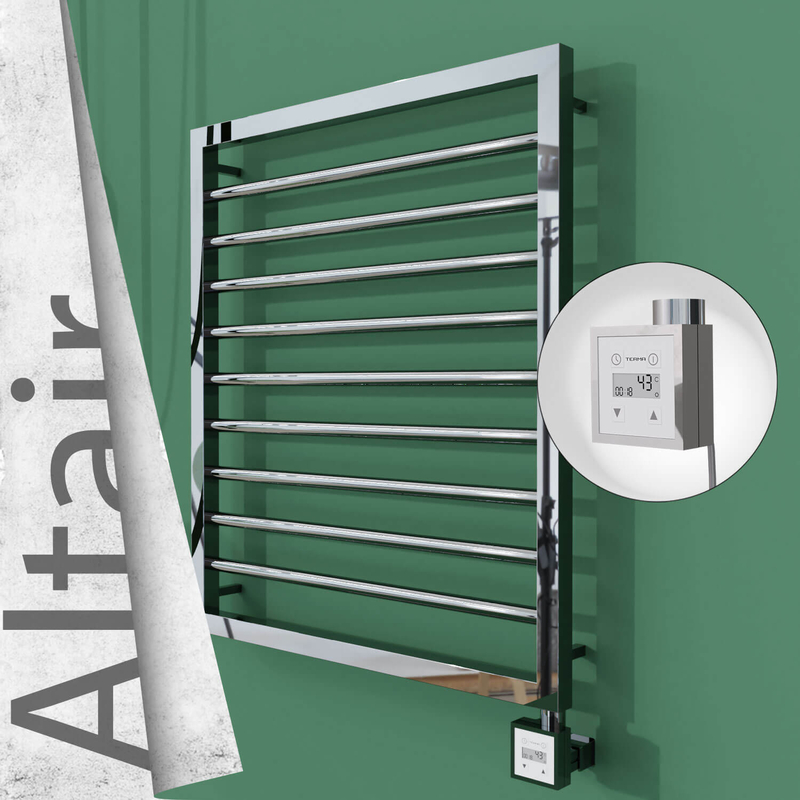 Altair Elektrikli Paslanmaz Çelik Havlupan 600x760 Ayna Polisaj (KTX3 Termostat) 300W