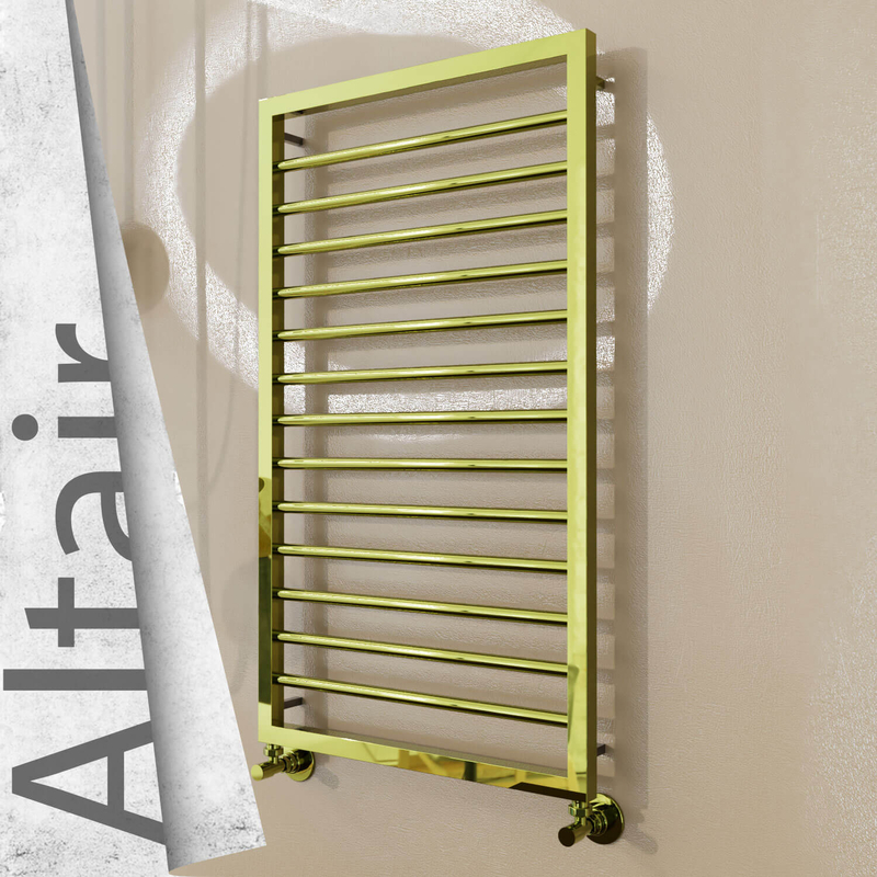 Altair Sèche-serviettes en Inox 500x1040 Doré