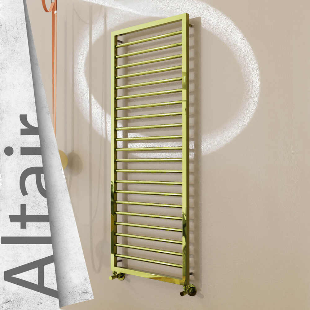 Altair Sèche-serviettes en Inox 500x1600 Doré - 1