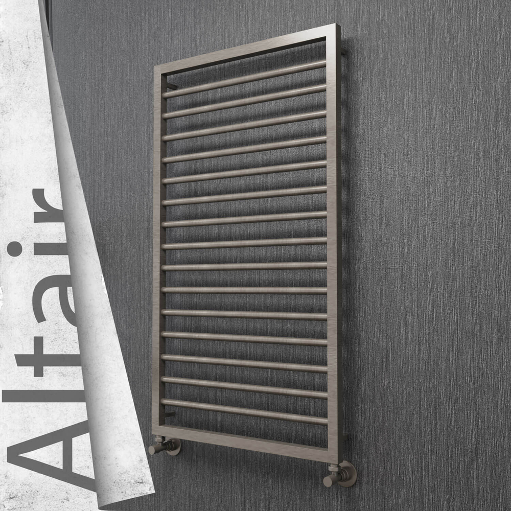 Altair Sèche-serviettes en Inox 600x1180 Poli Satiné - 1