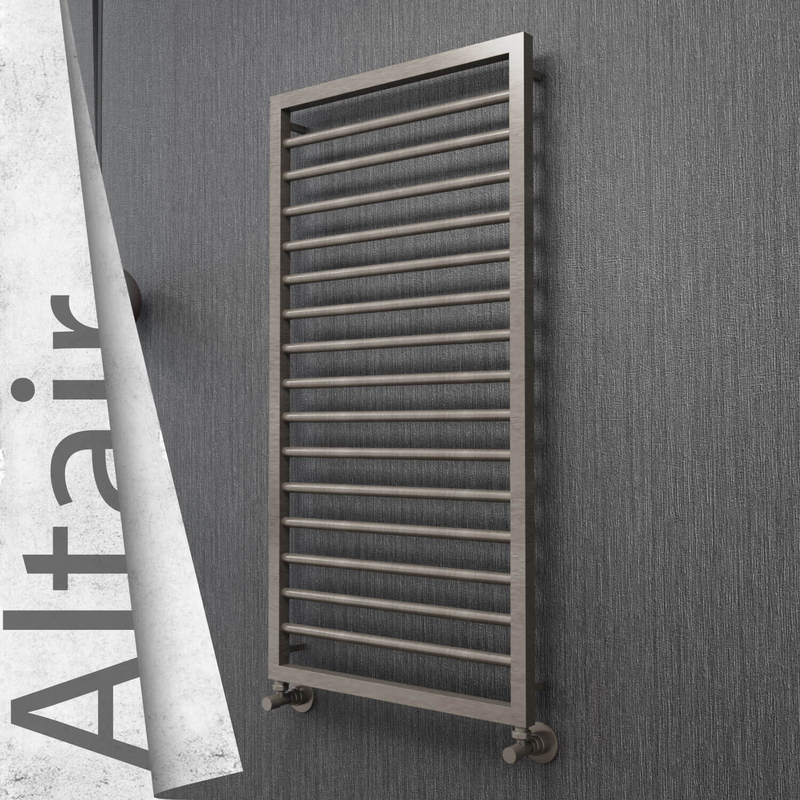 Altair Stainless Steel Towel Rail 500x1180 Satin Polished 