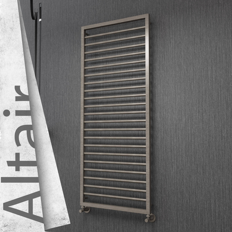 Altair Stainless Steel Towel Rail 600x1600 Satin Polished 