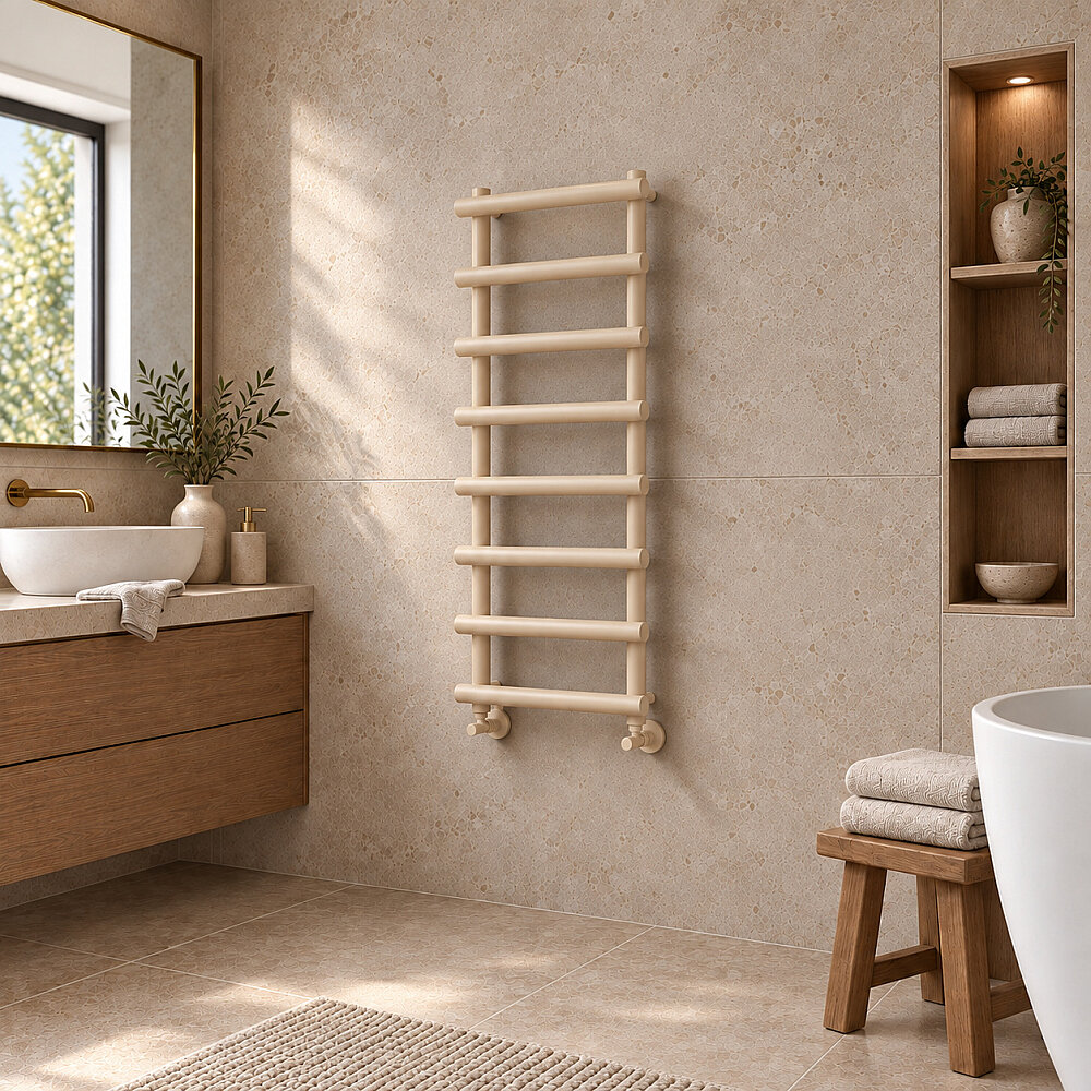 Amazon Decorative Towel Rail 500x1150 Cappuccino - 1