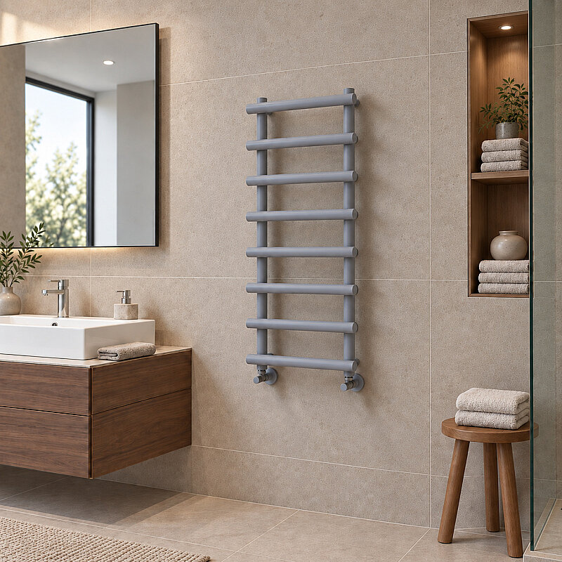 Amazon Decorative Towel Rail 500x1150 Grey