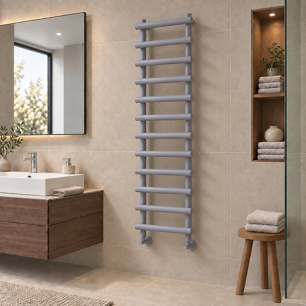 Amazon Decorative Towel Rail 500x1750 Grey - 1
