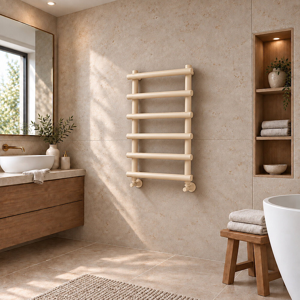 Amazon Decorative Towel Rail 600x850 Cappuccino - 1
