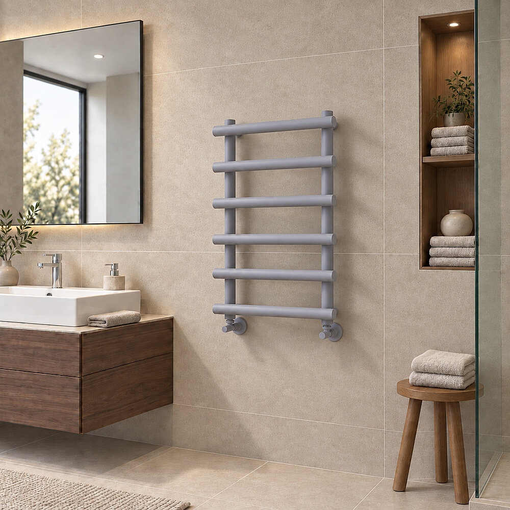 Amazon Decorative Towel Rail 600x850 Grey - 1