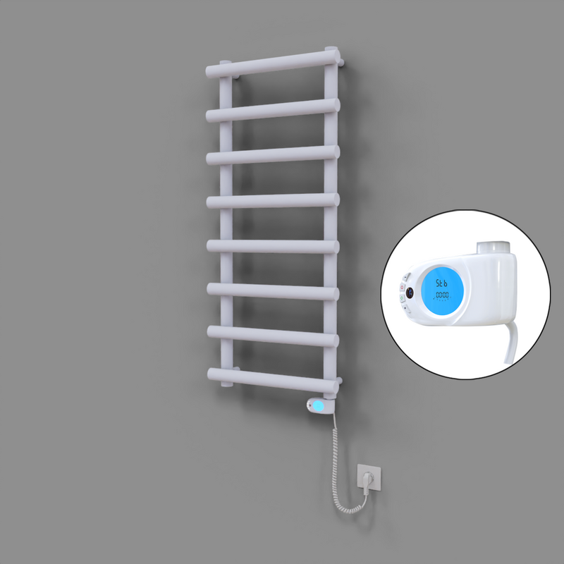 Amazon Dekoratif Elektrikli Havlupan 500x1150 Beyaz (Musa Termostat) 600W 